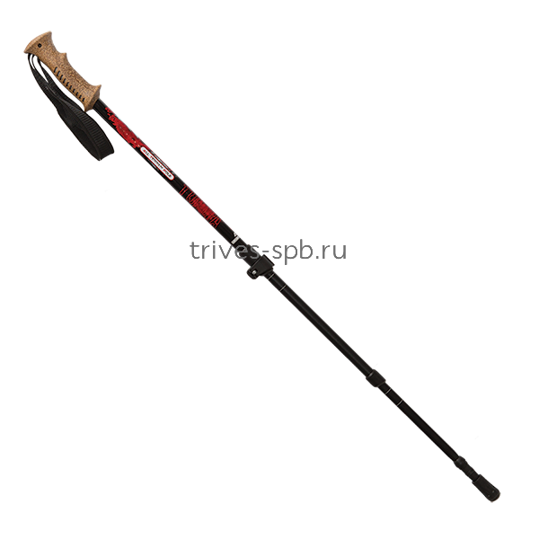Палки для скандинавской ходьбы (телескопические, 3-х секционные) TRIVES TS-302  