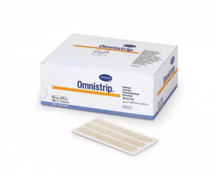 OMNISTRIP (5406864) Гипоаллергенные полоски на операционные швы стерильные (50 по 4 шт) 25х127 мм