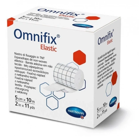 OMNIFIX elastic (9006021) Гипоаллергенный пластырь из неткан. материала /белый/ 10мх5см