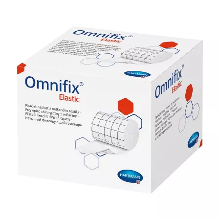 OMNIFIX elastic (9006041) Гипоаллергенный пластырь из неткан. материала /белый/ 10мх15см