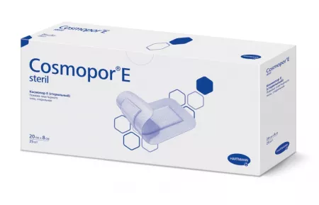 COSMOPOR E steril (9010250 / 9010340) Самоклеящиеся послеоперационные повязки: 20 х 8 см; 25 шт/уп