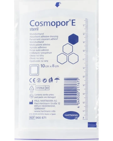 COSMOPOR E steril (9008935) Самоклеящиеся послеоперационные повязки: 10 х 8 см; 10 шт