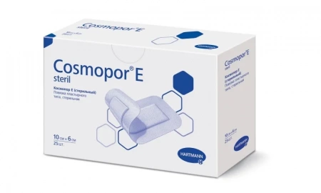 COSMOPOR E steril (9010090 / 9010290) Самоклеящиеся послеоперационные повязки: 10 х 6 см; 25 шт